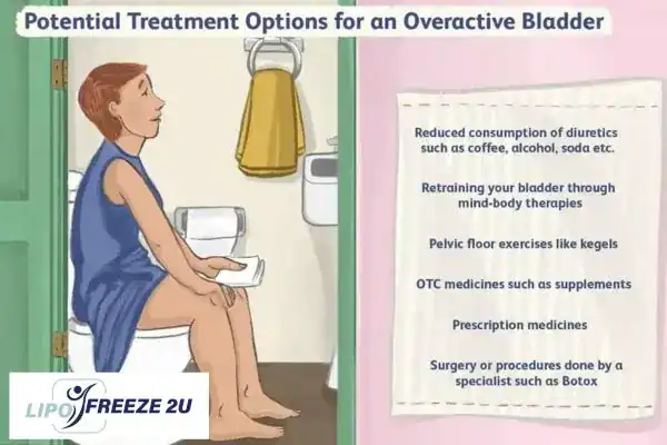 image of woman on toilet because of an overactive bladder Wigan