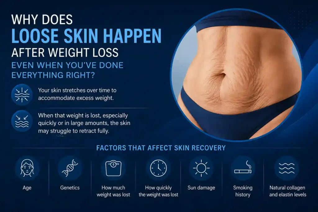 Why Does Loose Skin Happen After Weight Loss Even When You’ve Done Everything Right Wigan?