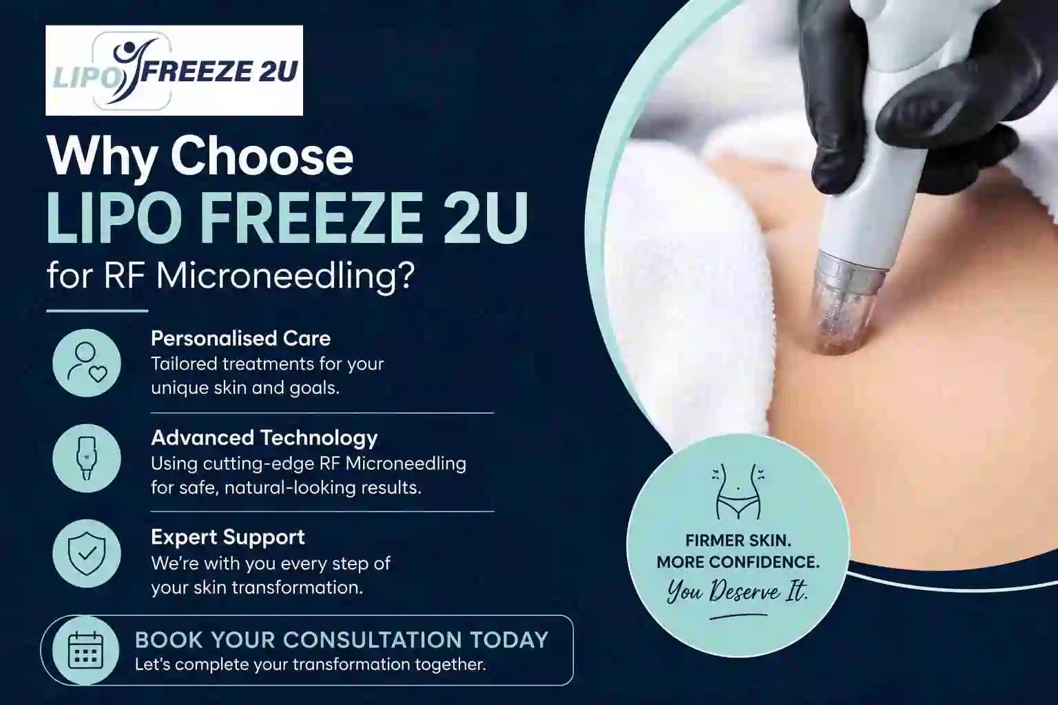Why Choose LIPO FREEZE 2U for RF Microneedling Wigan?
